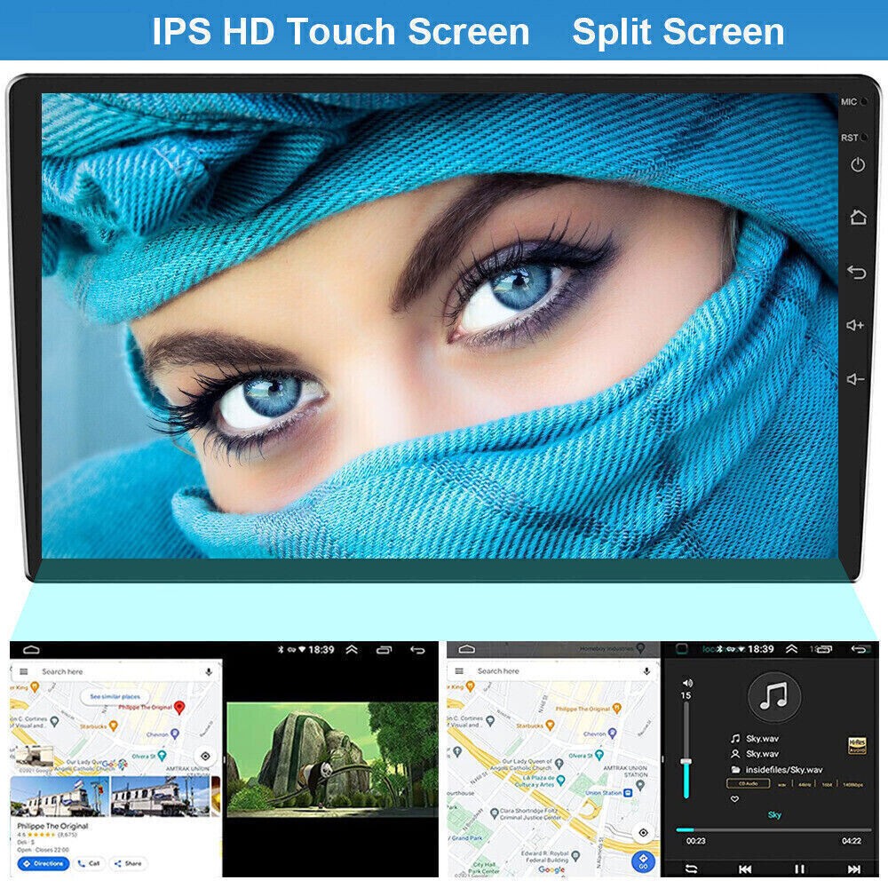 10.1" Pantalla Para Jeep Patriot 2009-2017 Apple Carplay Radio de coche estéreo