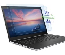 2PCS Pack 15.6 inch Laptop Screen Protector Blue Light Anti Glare Filter for ...