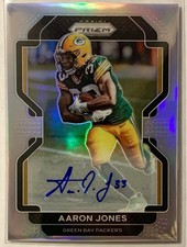 2021 Panini Prizm NFL - Aaron Jones Silver Auto