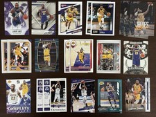 LeBron James 21‑Card Lot – Select, Honors, Panini, Hoops, Chronicles – Lakers