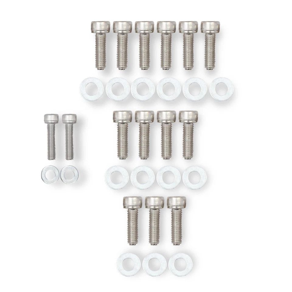 Weiand 5044WND Fabricated Oil Pan Kit LS1/2/6, Front Sump, Silver - Image 3 of 4