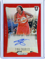 Tina Charles 2024 WNBA Panini Prizm 10/99 Certified Autograph Auto Card TB-TC