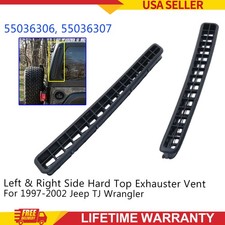 2pcs Left Right Hard Top Exhauster Air Vent For Jeep Wrangler Tj 97-02 Black