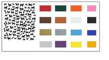 Akita NAIL Stickers Several colours to choose from