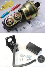 1948-52 Ford Truck Disc Drum Power Brake Booster Frame Mount Pedal Assembly Kit