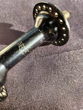 Vintage Old School Joytech 36h Front Hub BMX Bike 36 Hole Black Orphan 80s