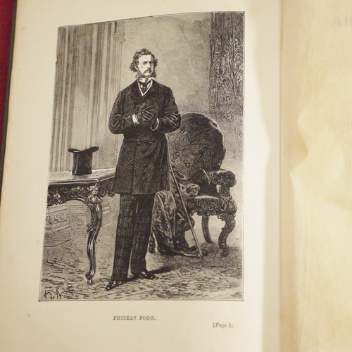 * Rare * Jules Verne Around The World in Eighty Days 4th Edition 1875 - Foto 5 di 24