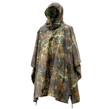 New Mil-Tec Flecktarn Ripstop Poncho 10630021