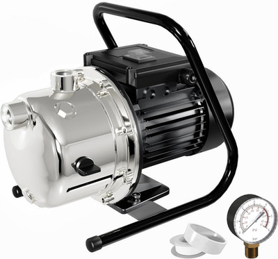 1.6 HP Portable Shallow Well Pump Garden Pump, 1162 GPH Stainless Steel Sprinkle