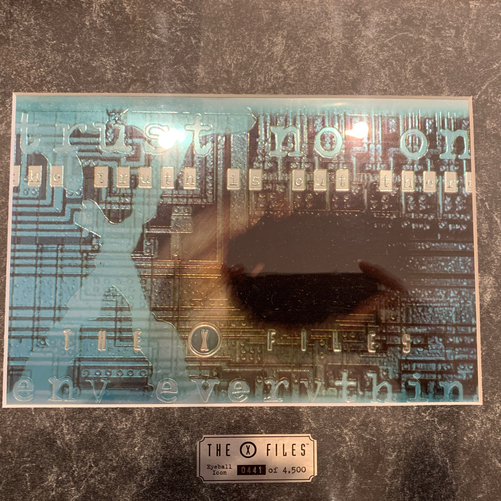 Zanart Chromart Collectable The XFiles Eyeball Icon Ltd Edn 441/4500