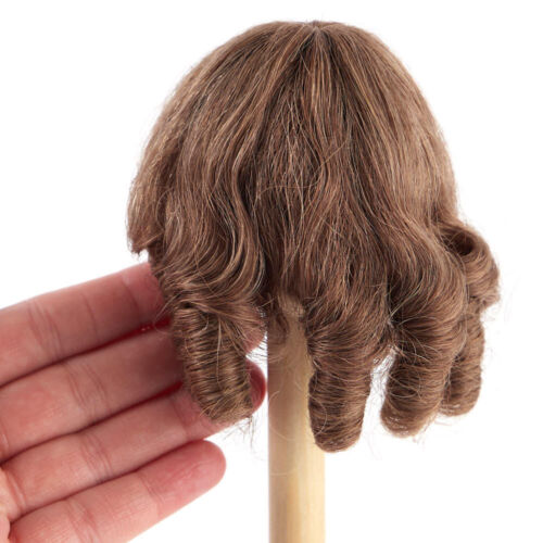 Monique Human Hair Light Brown Helen 6"-7" Ringlet Curls Doll Wig - Picture 2 of 4