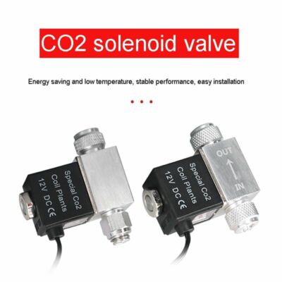 CO2 Solenoid Valve CO2 Decompression Meter Fish Tank DIY Cylinder Generator