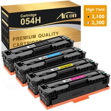 4 PK CRG 054H Toner Cartridge For Canon 054 Toner MF644CDW LBP622CDW Printer