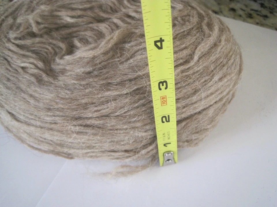 Hilo de lana bronceado círculo nuevo Foto 4 de 4