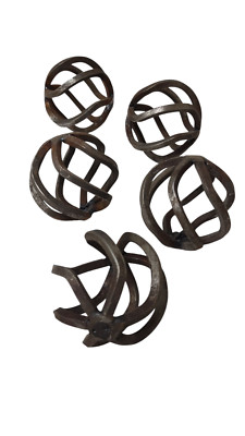 Decorative Steel Forged Basket Fence Inserts, 3 x 3 inches, 1/4 inch Thick, 5 pc