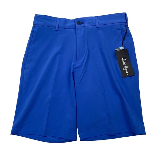 Walter Hagen Clubhouse Golf Chino Shorts Mens 35 Green Stretch UPF