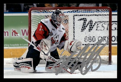 Mark Visentin Autographed 4x6 Color Photo Niagara IceDogs Goalie #29 B