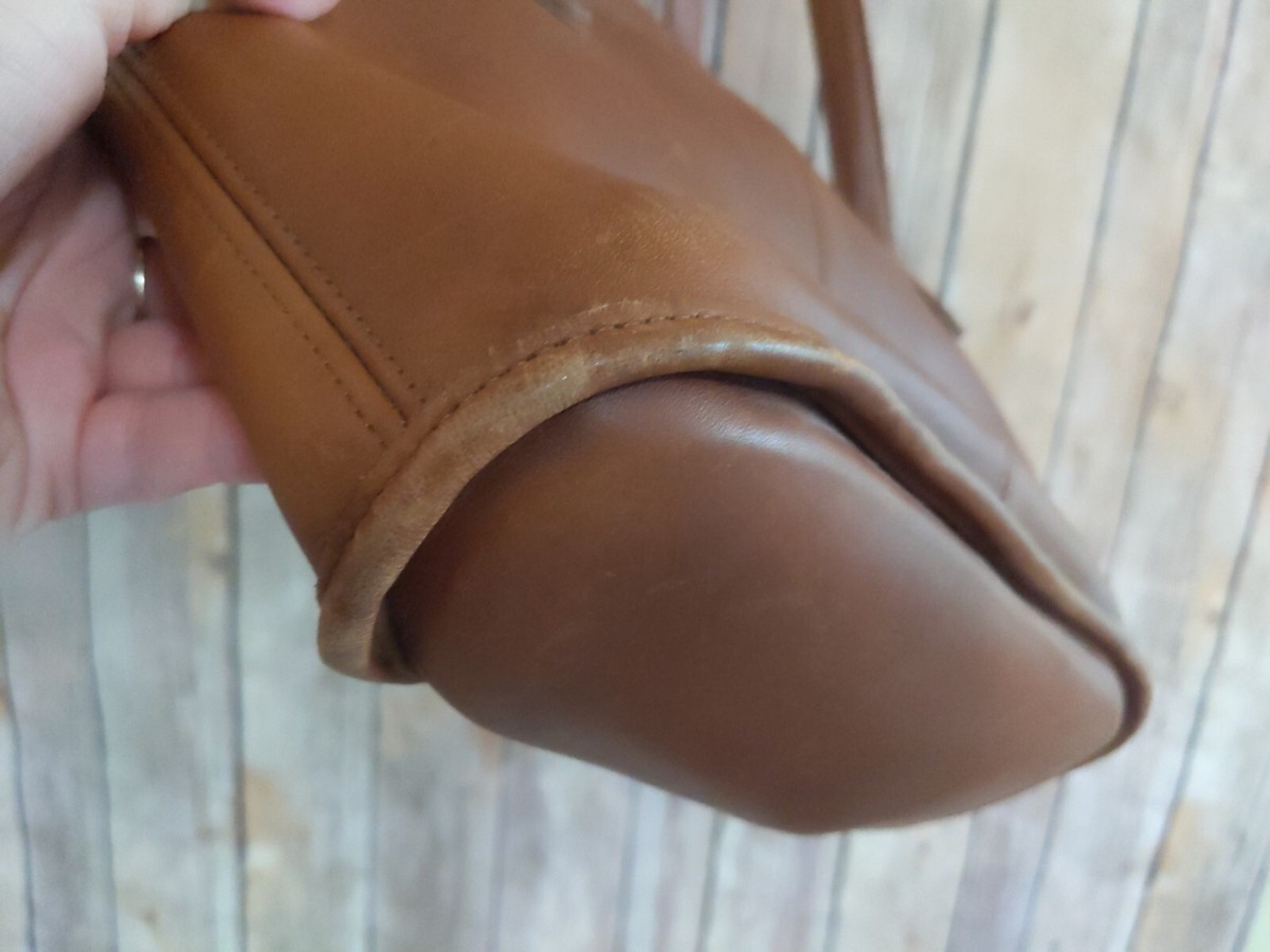 Coach Asheville Bowler Dome British Tan Leather vintage Coach Asheville Bowler Dome British Tan Leather vintage