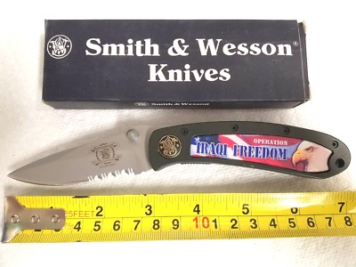 Smith & Wesson CH210 - Performance Operation Iraqi Freedom Liner lock knife