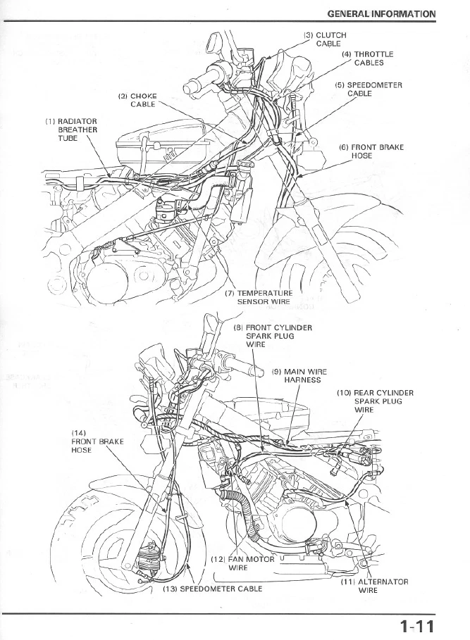 Honda VTR250 VTR 250 Service Repair Workshop Manual USB 1988 - 1989 - Image 3 of 4