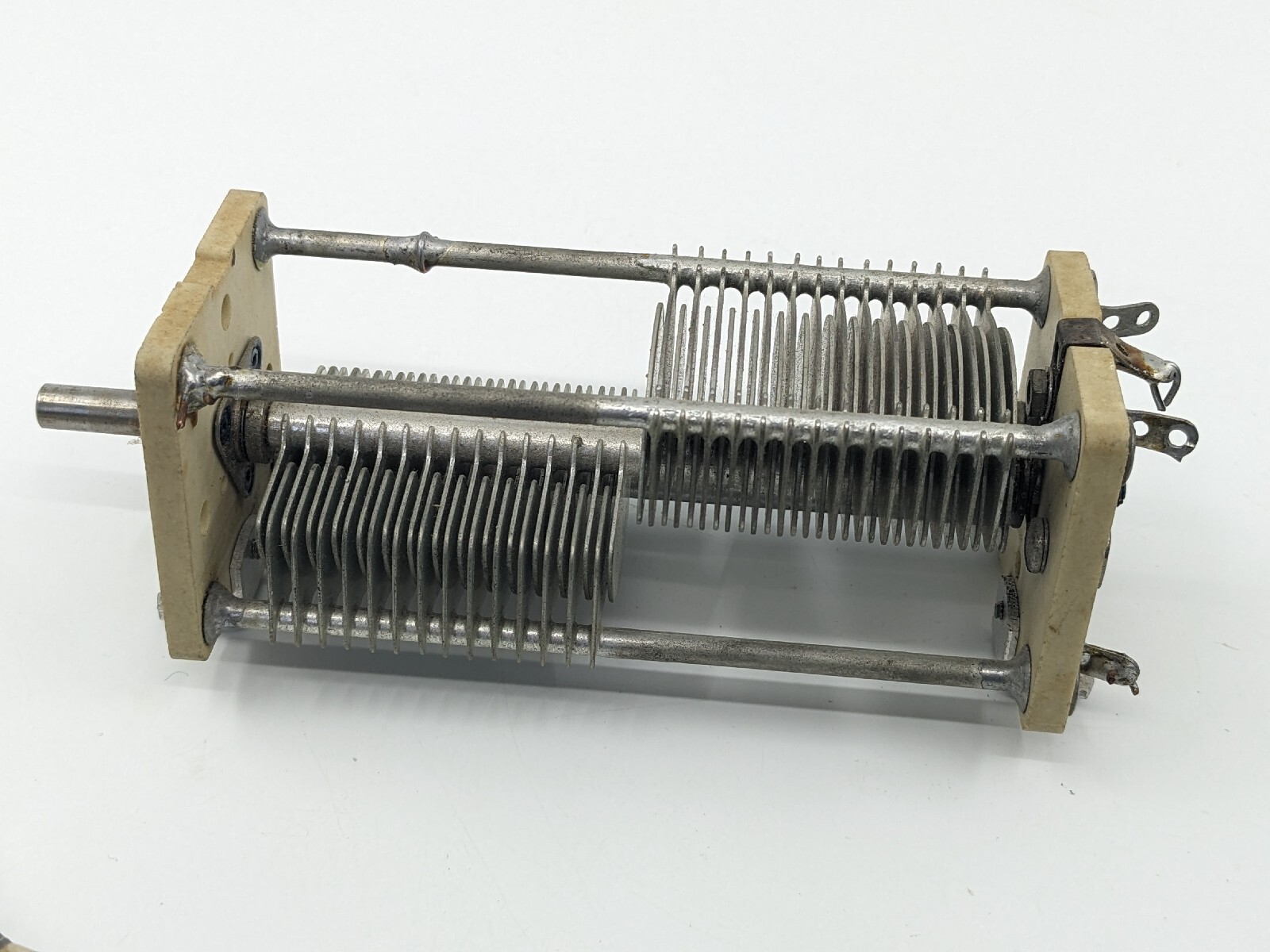 Lot of 7 Vintage Ham Radio Tuning Air Variable Capacitor Condensers EF