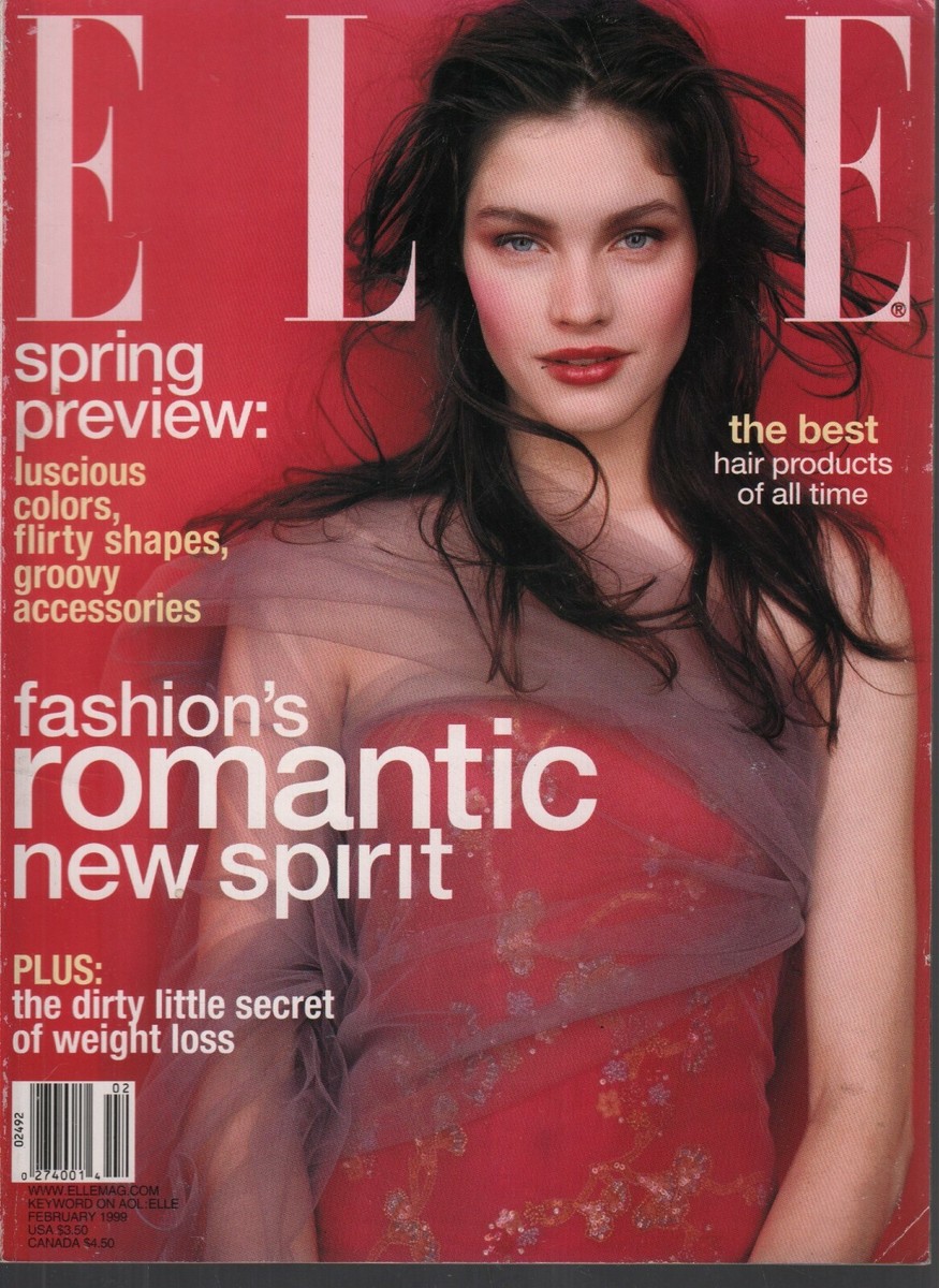 Elle Vintage Fashion Magazine February 1999 Lonneke Engel