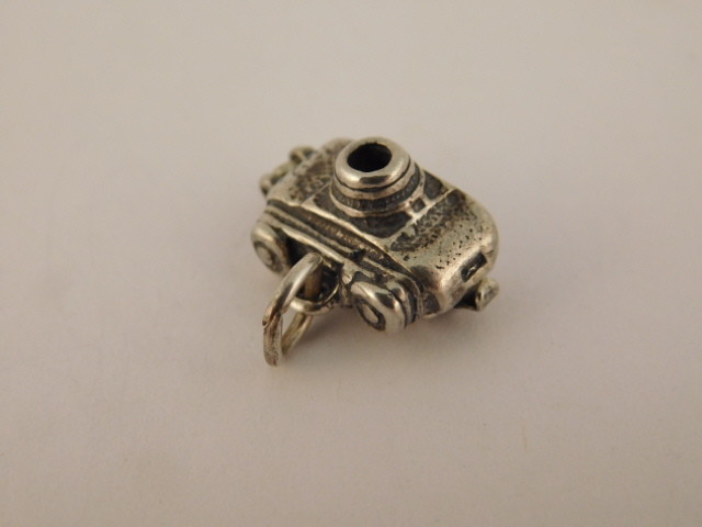 STERLING SILVER CAMERA CHARM BUMBLE BEE PENDANT F… - image 6