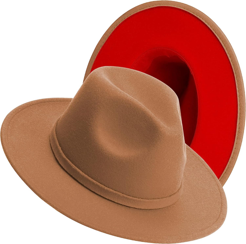 Flat Brim Hats For Women Wide Brim Fedora Hats For Women And Men