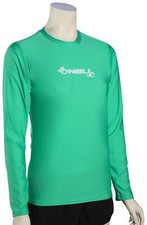 O'Neill Women's Basic Skins LS Surf Shirt - Seaglass - New