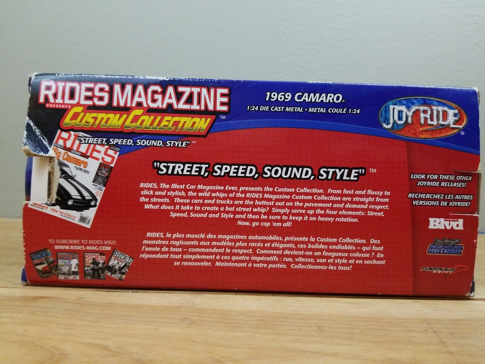 RC2 Ertl Joyride Custom Collection 1969 Camaro 1:24 Wine Red | eBay