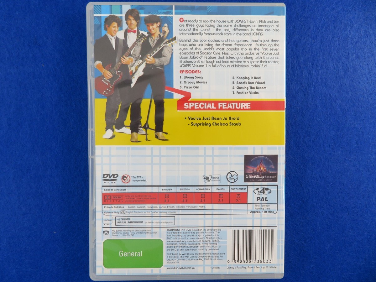 Disney Jonas Keeping It Real Season Volume DVD Region