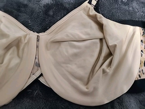WACOAL 40DD #85567 AWARENESS FULL FIGURE UNDERWIRE BRA ANIMAL NEW COMFORT - Picture 14 of 16