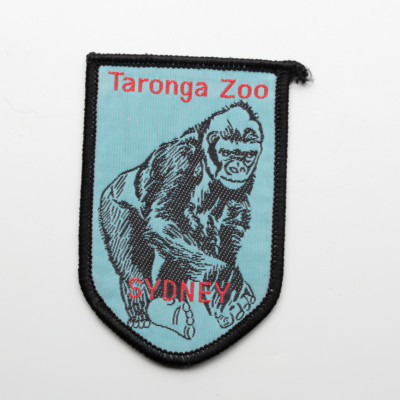 Vintage Sydney Australia Taronga Zoo Gorilla Travel Souvenir Patch Ebay