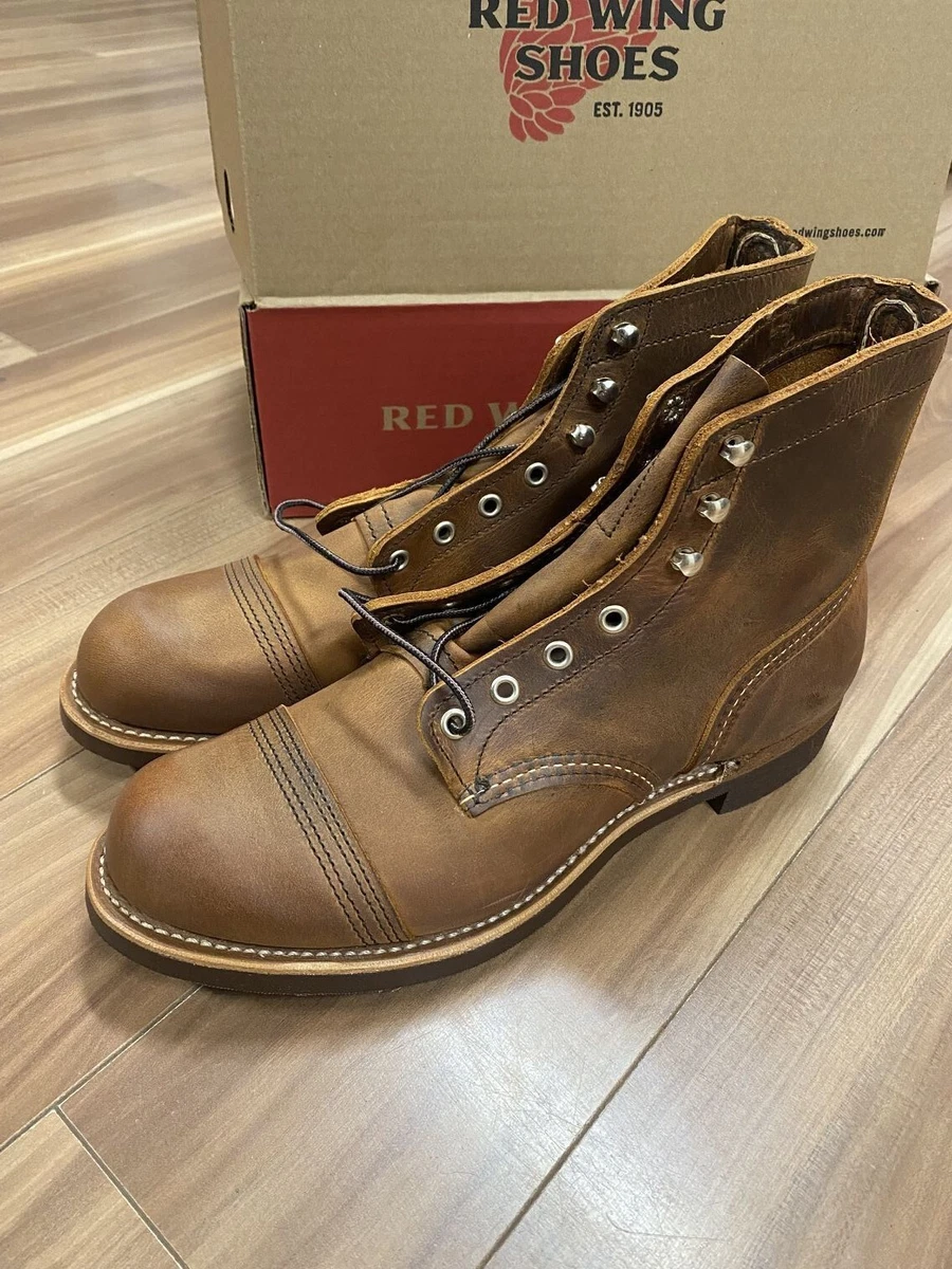 Grudge Alvorlig Metode Auth NIB RED WING HERITAGE IRON RANGER 8085 MEN&#039;S 6-INCH COPPER ROUGH  BROWN 8-11 | eBay