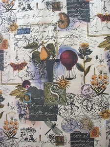 Provence-Gift-Wrap-Collage-Print-Wrapping-Paper-30-034-x-5-039-Roll