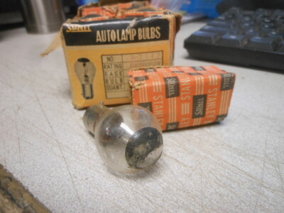 Vintage NOS Stanley Motorcycle Light Bulb 6V 20/20W A7117