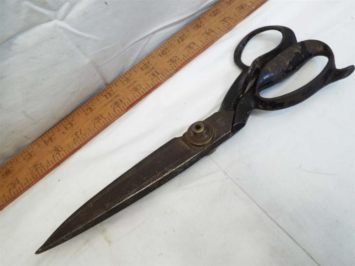 Antique 6 Clauss 4N Tailor's Scissors Fabric Shears Industrial