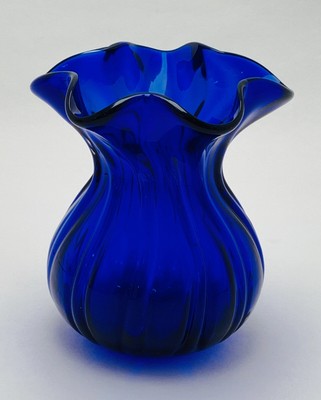 cobalt blue flower vase cobalt blue flower vase