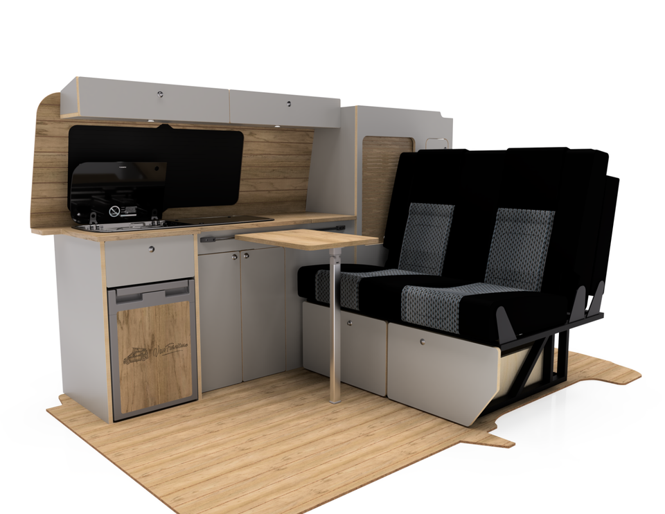 Van Ribs VW T5 T6 Camper Van Side Kitchen & Altair RIB 112 Fixed Bed Bundle | eBay