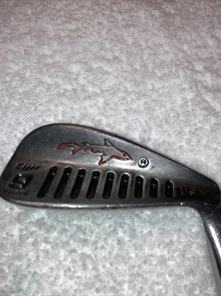 Pat Simmons Tiger Shark 9 Iron Steel Shaft Right Handed - Image 4 of 4
