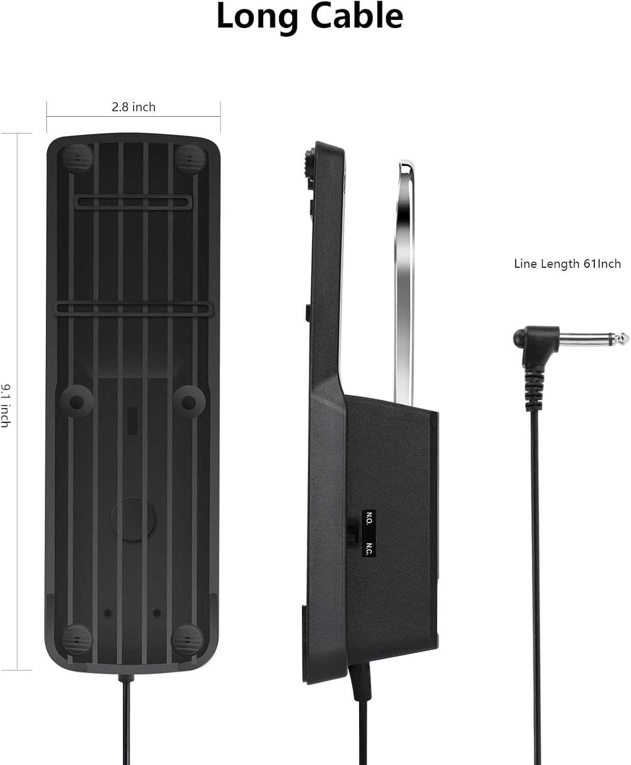 Sustain Pedal Sustain Pedal for Keyboard Universal Premium Piano Pedal for Key