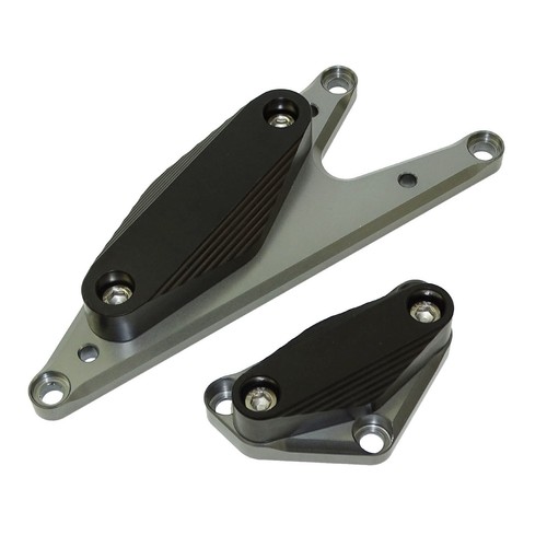 Gray Engine Guard Crash Pad Sliders For SUZUKI GSX1250FA Bandit GSF 1250 GSX - Picture 4 of 6
