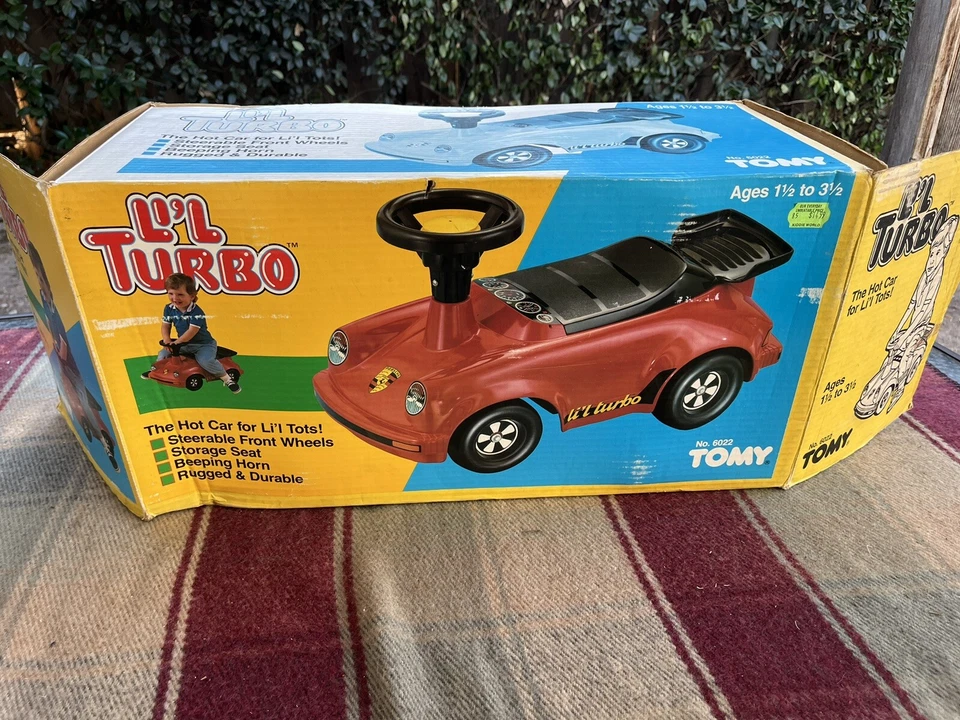 Lil’ Turbo de Tomy. Caja abierta. 1985. No. 6022 Foto 2 de 4