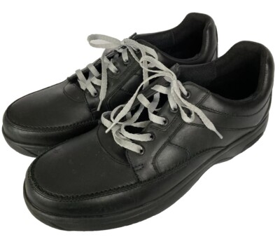 Dunham Men's Midland Oxford Shoes 14 D Black Leather Waterproof Slip-Resistant