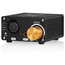 Mini Fully Balanced Headphone Amplifier HIFI XLR/4.4mm Earphone Stereo Power Amp