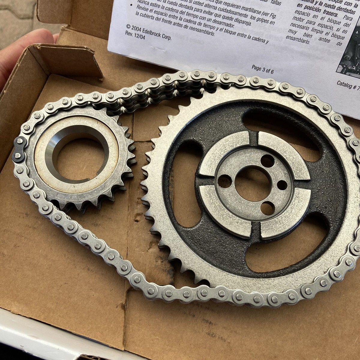 エーデルブロック 7802 Performer-Link タイミングチェーン Performer-Link Adjustable True-Roller Timing Chain Set