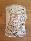 Fine Porcelain Mug Flowers with Gold Trim Handle — photo 4