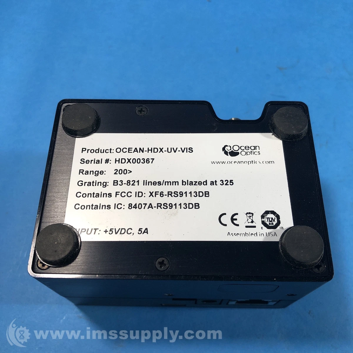 Ocean Optics (Ocean Insight) FLAMESUVVIS Spectrometer, 44 OFF