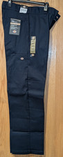 NWT Men's Dickies Twill Work Pants Loose Fit Straight Leg sz 34x34 Navy -5613