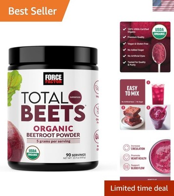 Total Beets Organic Beetroot Powder Superfood to Boost Daily Nutrition, USDA ...